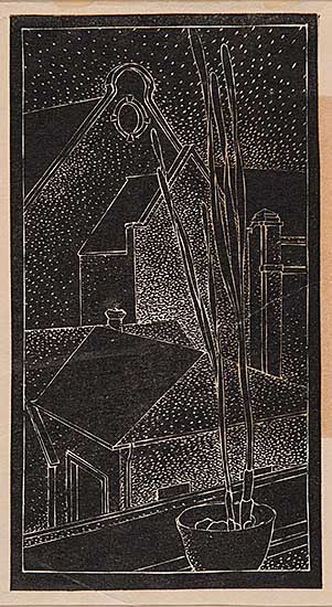 #17.1 ~ FitzGerald - View from Window with Potted Plant