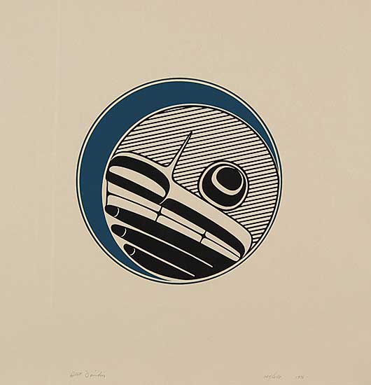 #12 ~ Davidson - Untitled - Moon [Black on Cream]  #124/248
