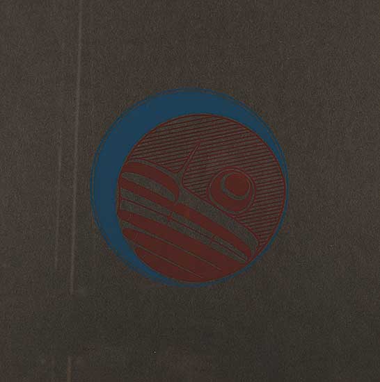 #13 ~ Davidson - Untitled - Moon [Red on Grey]  #150/224