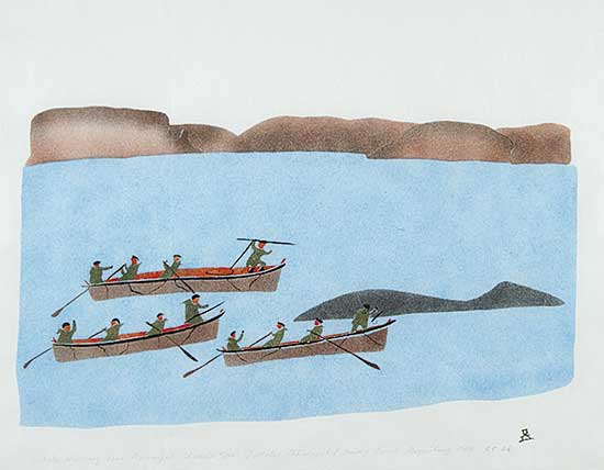 #17 ~ Akulukjuk - Whale Hunting near Nassaujali  #40/50
