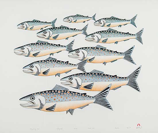 #71 ~ Pudlat - Migrating Fish  #25/50