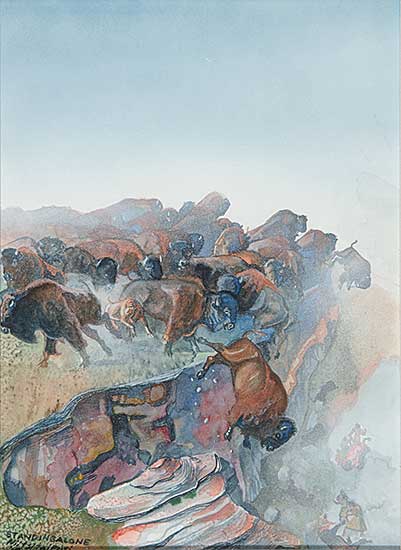 #183 ~ Standing Alone - Buffalo Jump