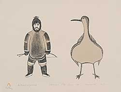 #65 ~ Inuit - Hunter and Large Bird  #33/50
