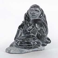 #97 ~ Inuit - Untitled - Hunter and Seal