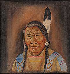 #130 ~ Plain Woman - Untitled - Elder #130 ~ Plain Woman - Untitled - Elder