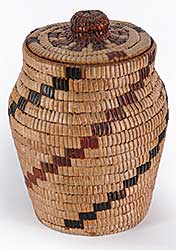 #306 ~ School - Woven Urn with Lid