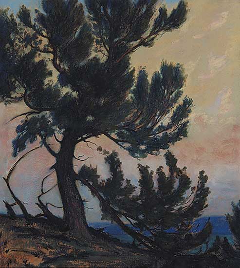 #31.1 ~ Gissing - Untitled - Tree at Dusk
