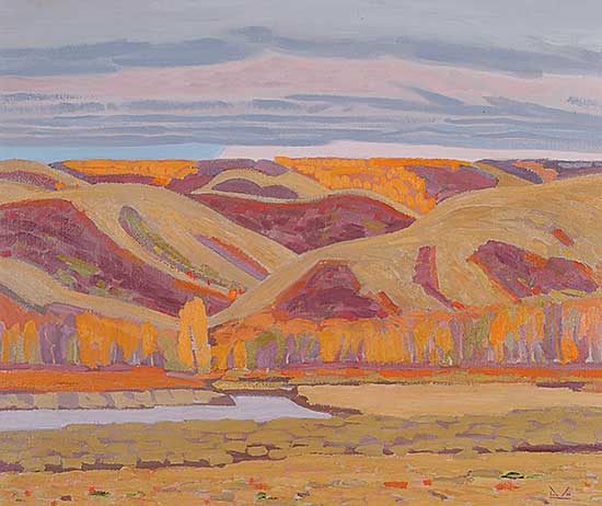 #39.1 ~ Kerr - Grey Day, Mid-September, Qu'Appelle Valley