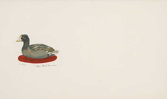 #50 ~ Lemieux - Untitled - Decoy  #H.C.VI/XX