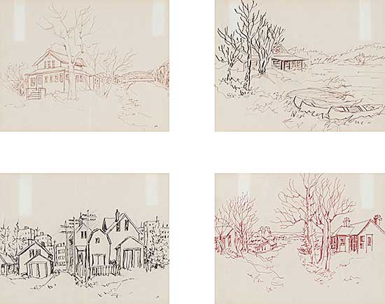 #68 ~ Mitchell - Untitled - Four Calgary Views
