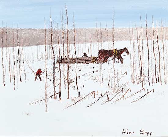 #86 ~ Sapp - Men Getting a Load of Wood