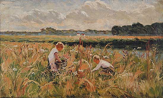 #227 ~ Powell - Untitled - Gathering Flowers