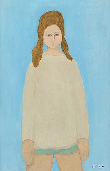 #314 ~ Tarshis-Shapiro - Untitled - Portrait of a Young Girl