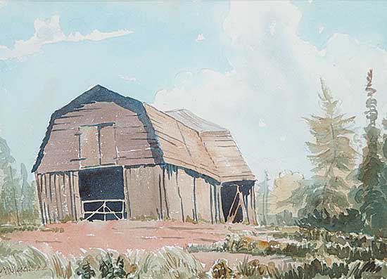 #460 ~ Shelton - Barn Near Fairmont, B.C.