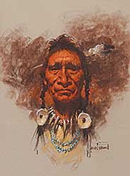 #6 ~ Brown - Bull Plume Blackfoot