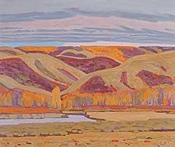 #39.1 ~ Kerr - Grey Day, Mid-September, Qu'Appelle Valley