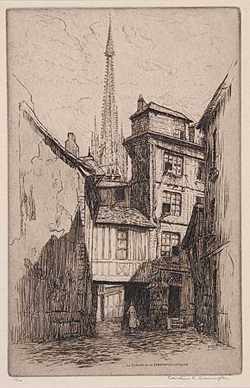 #605 ~ Armington - La Fleche de la Cathedrale de Rouen  #35/100