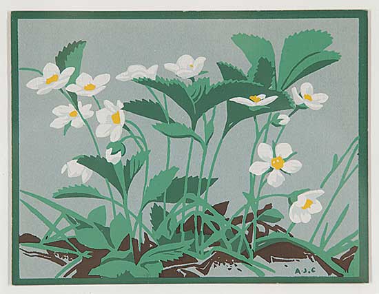 #634 ~ Casson - Untitled - Wild Strawberries
