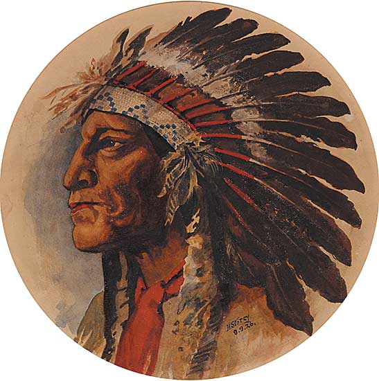 #829 ~ Storey - Untitled - The Indian Chief