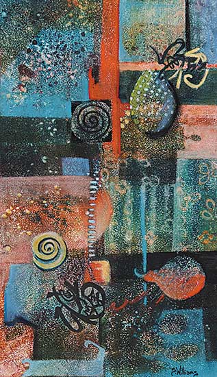 #854 ~ Williams - Untitled - Horizontal Pear