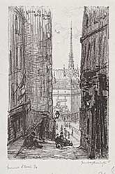 #607 ~ Armington - La Fleche de Notre Dame, Paris #1/4 2nd state