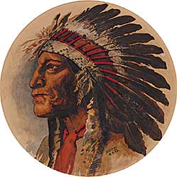 #829 ~ Storey - Untitled - The Indian Chief