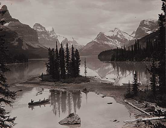 #70 ~ Oliver - Maligne Lake at the Narrows, Jasper National Park