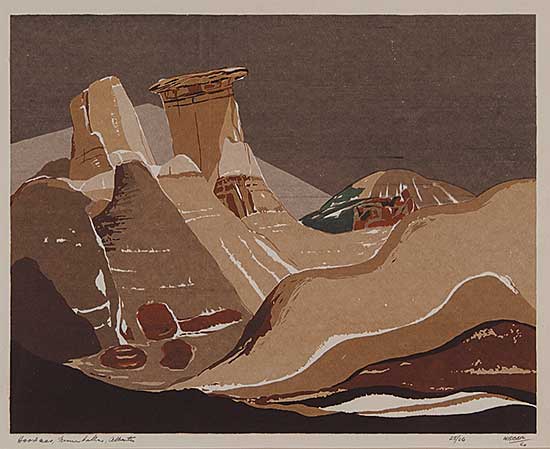#213 ~ Weber - Hoodoos, Drumheller, Alberta  #25/26