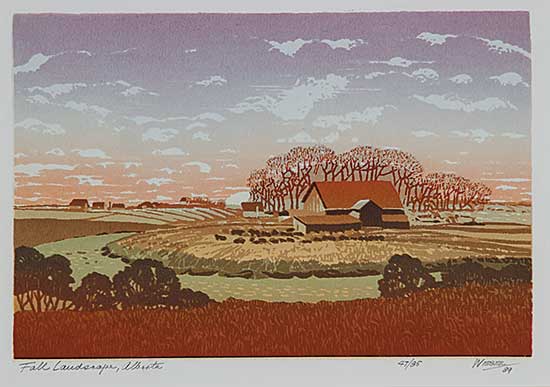 #258 ~ Weber - Fall Landscape, Alberta  #47/85