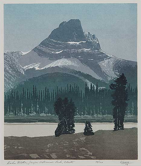 #263 ~ Weber - Roche Miette, Jasper National Park, Alberta  #79/104