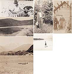 #113 ~ School - Lot of Seven Views of Peace River, Hollmeyer Murder and Northwest Mounted Police