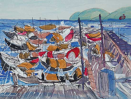 #66 ~ MacDonald - Boats, Hong Kong