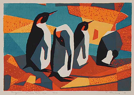 #75 ~ Manarey - Penguins, Stanley Park, Van.  #11/22