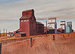 #93 ~ Mitchell - Grain Elevators at Waskatenau, Alberta