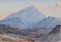 #253 ~ School - Banff, Canada, 1889 [Mount Rundle]