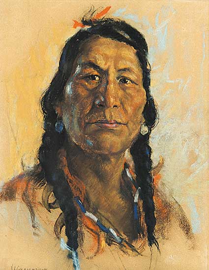 #28 ~ de Grandmaison - Untitled - Young Warrior