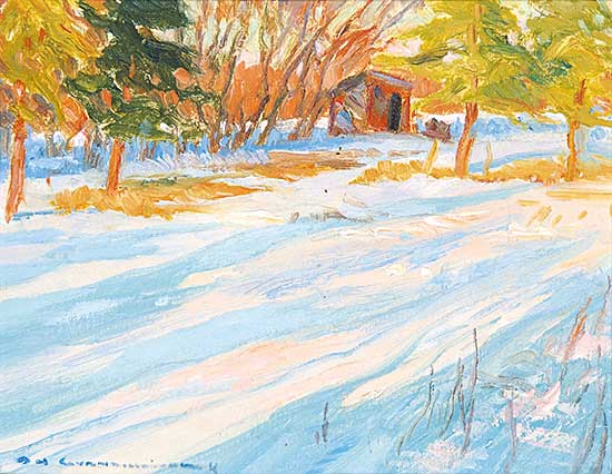 #29.2 ~ de Grandmaison - Field Painting, Long Shadows