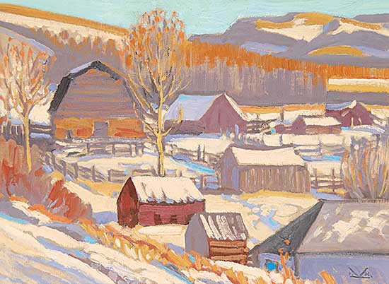 #54.1 ~ Kerr - Old Ranch at Millarville, Looking East