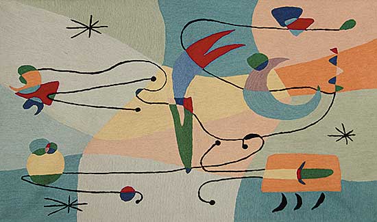 #316 ~ Miro - Untitled - Whimisical Abstract