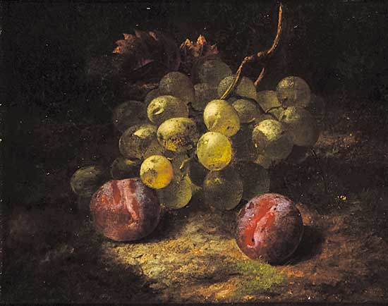 #411 ~ Clair - Untitled - Still Life with Fruit
