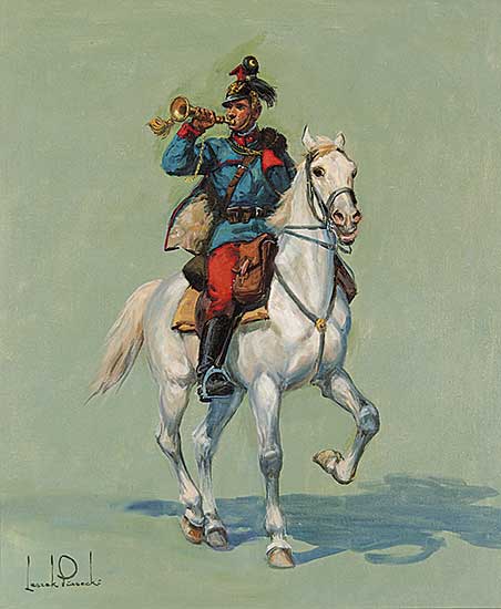 #448 ~ Piasecki - Untitled - The Bugler