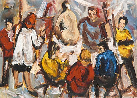 #452 ~ Pragnell - Untitled - The Artist's Studio