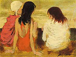 #109 ~ Winter - Three Bathers