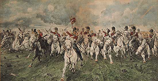 #654 ~ Butler - Scotland Forever: Charge of the Scots Greys at Waterloo