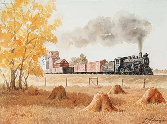 #696 ~ Frache - Untitled - Harvest Train