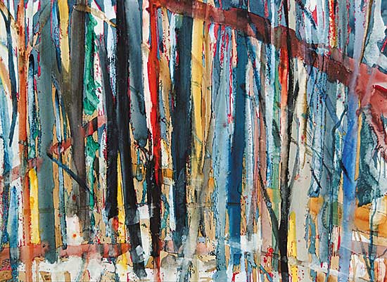 #818 ~ Molesworth - Untitled - Abstract Trees
