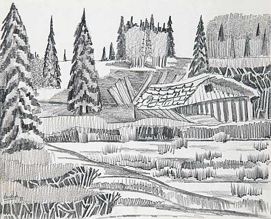 #843 ~ Pugh - Collapsed Barn
