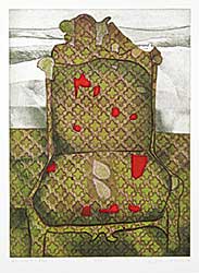 #678 ~ Esler - Landscape with Chair  #15/50