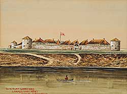 #742 ~ Hutchins - Old Fort Garry, 1869 [demolished 1882]