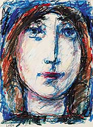 #749 ~ Jensen - Untitled - Portrait of a Young Woman #749 ~ Jensen - Untitled - Portrait of a Young Woman